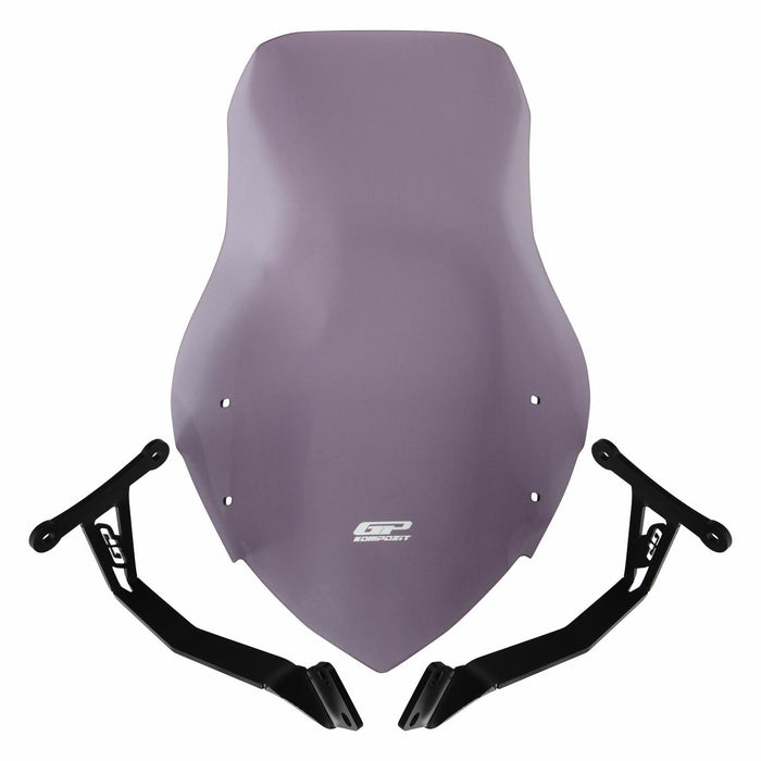 GP Kompozit Windshield Windscreen Smoked Compatible For Honda CB125F  2021-2024