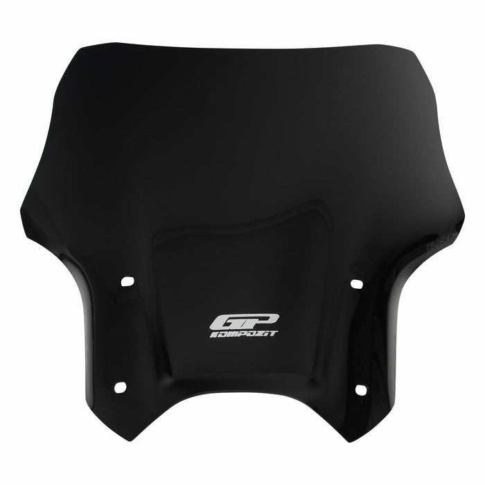 GP Kompozit Windshield Windscreen Black Compatible For Honda CB125R / CB250R / CB300R  2012-2024