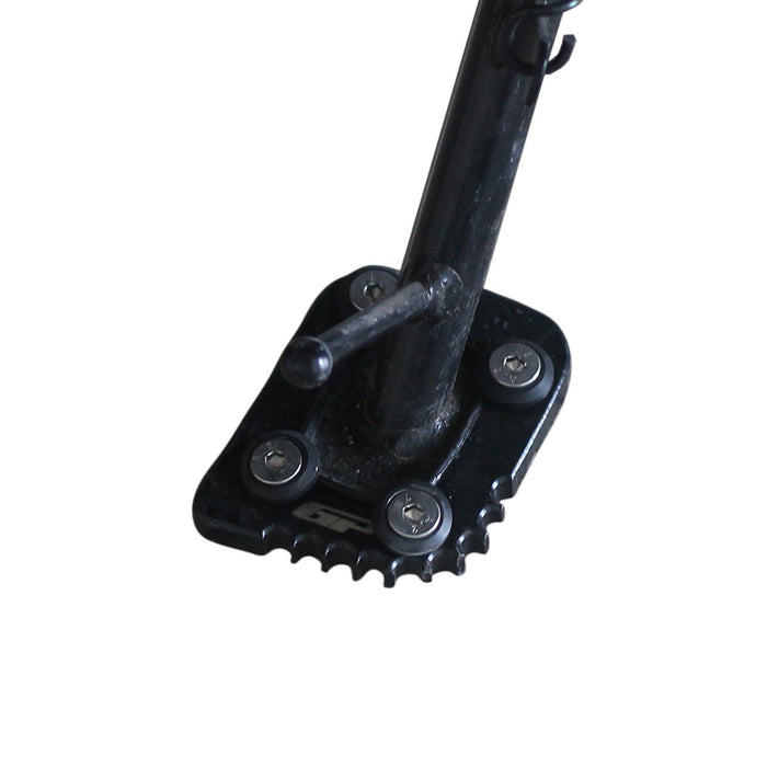GP Kompozit Kickstand Side Stand Plate Pad Black Compatible For Honda CB125R / CB250R / CB300R  2018-2024