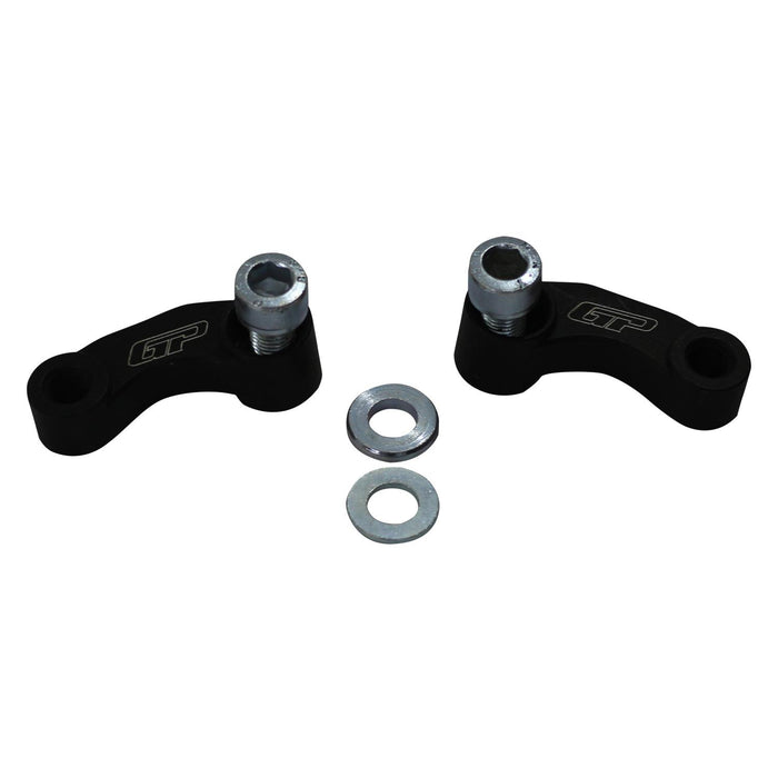 GP Kompozit Rallonges de rétroviseur noires compatibles pour Honda CB125R / CB250R / CB300R 2018-2023