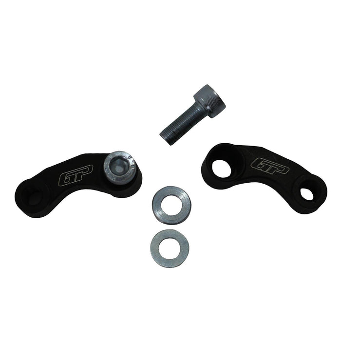 GP Kompozit Mirror Riser Extenders Black Compatible For Honda CB125R / CB250R / CB300R  2018-2024
