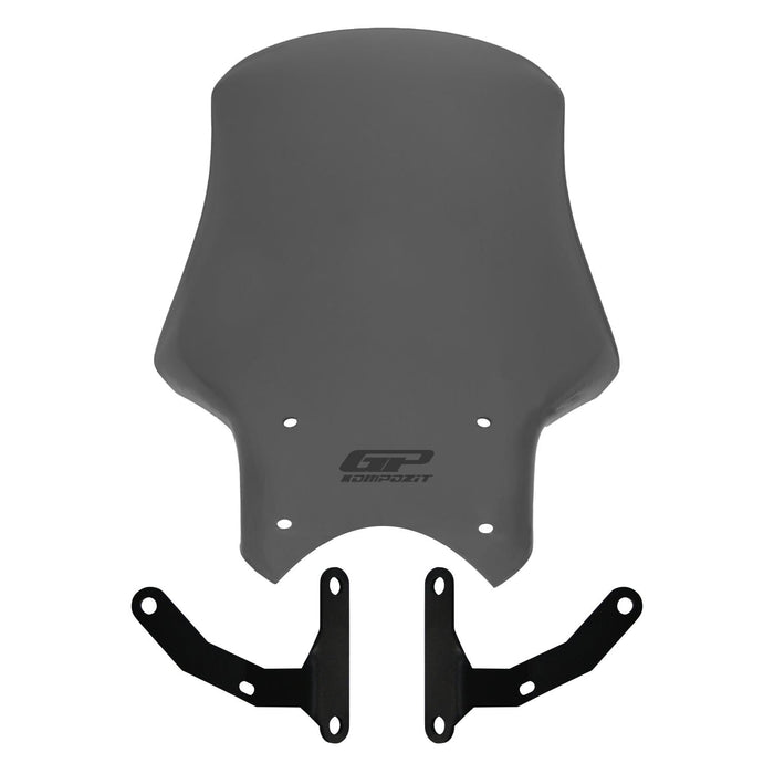 GP Kompozit Touring Pare-brise fumé compatible pour Honda CB125R / CB250R / CB300R 2018-2023