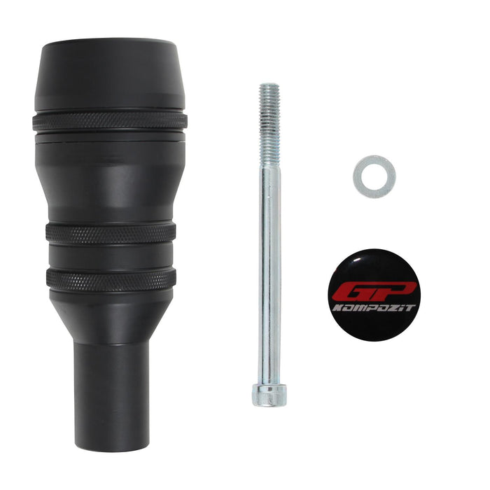 GP Kompozit Exhaust Crash Frame Slider Black Compatible For Honda CB250R / CB300R  2018-2024