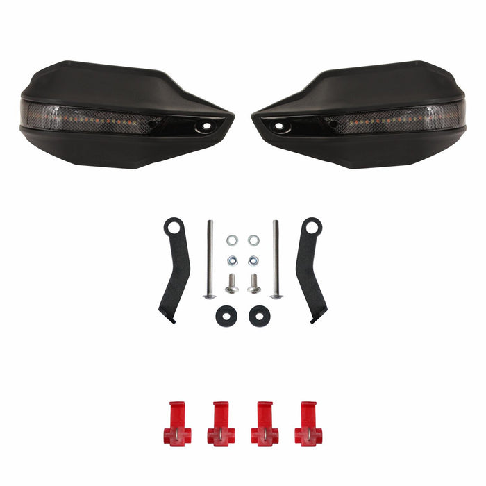 GP Kompozit LED Handguard Lights with Turn Signals Compatible For Honda CB250R / CB300R  2018-2024