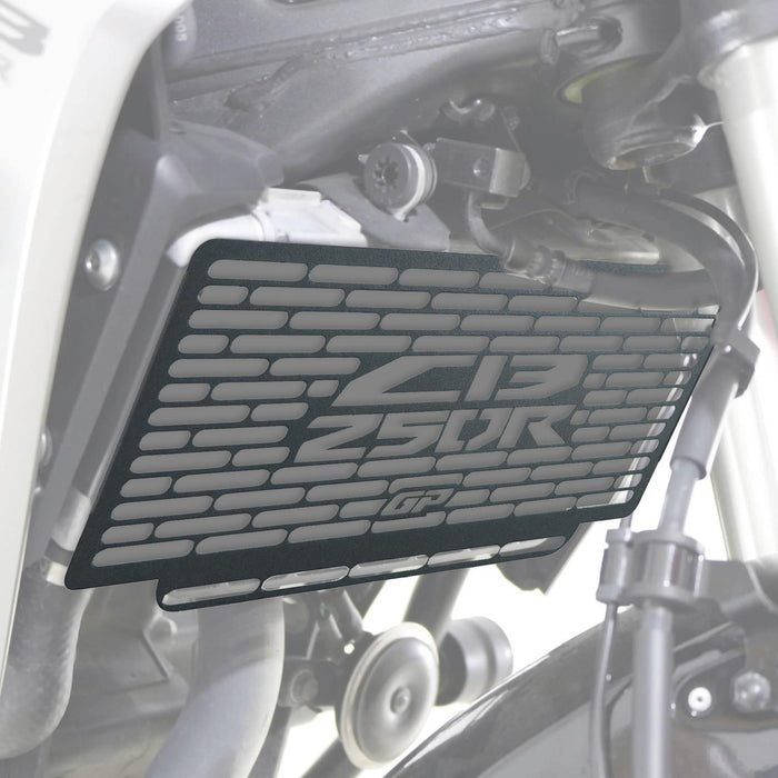 GP Kompozit Radiator Grille Guard Protector Cover Black Compatible For Honda CB250R  2018-2024