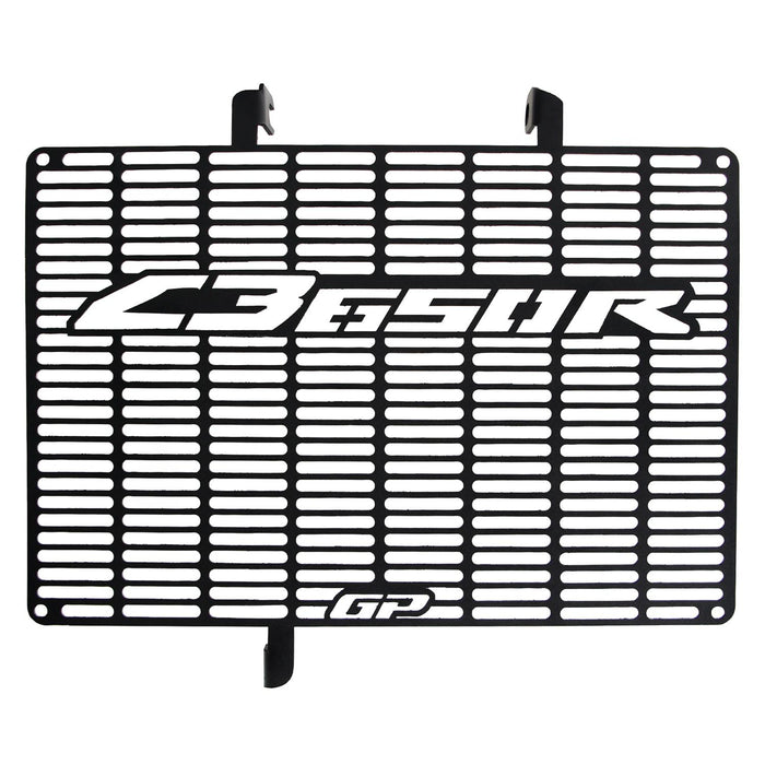 GP Kompozit Radiator Grille Guard Protector Cover Black Compatible For Honda CB650R  2019-2025