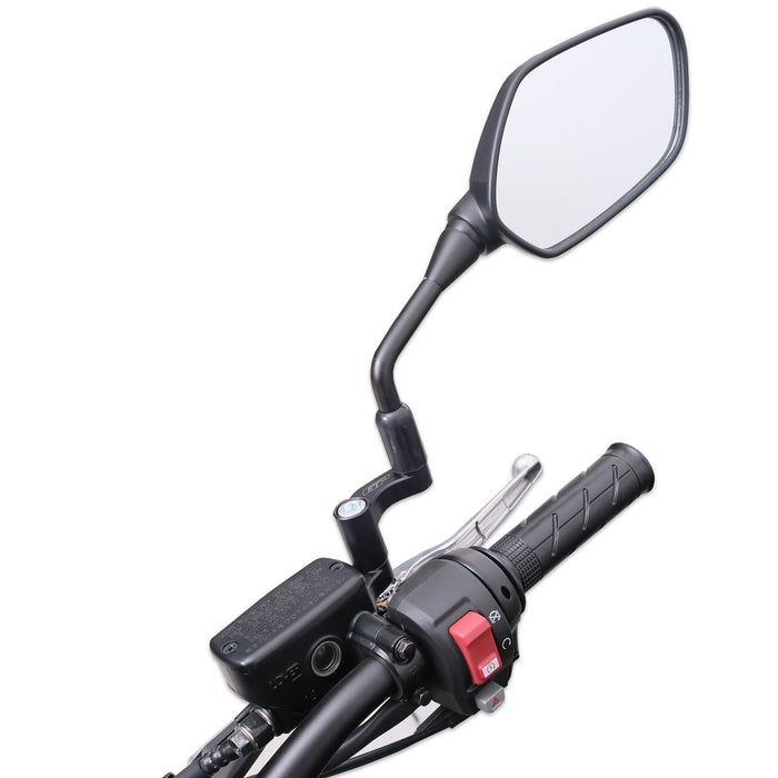 GP Kompozit Mirror Riser Extenders Black Compatible For Honda CB650R E-CLUTCH  2025
