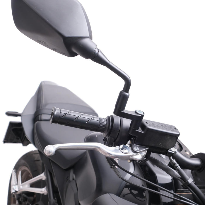 GP Kompozit Mirror Riser Extenders Black Compatible For Honda CB650R E-CLUTCH  2025