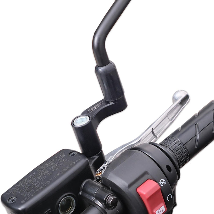 GP Kompozit Mirror Riser Extenders Black Compatible For Honda CB650R E-CLUTCH  2025