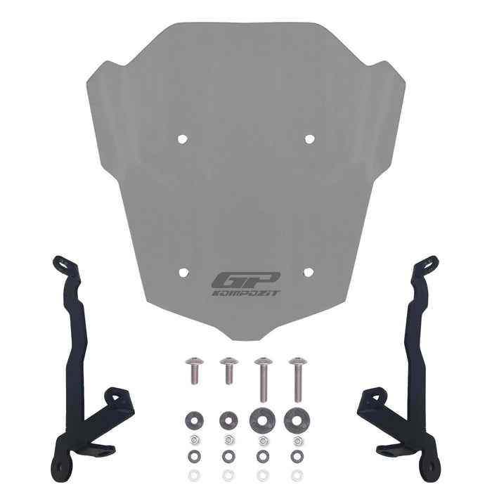 GP Kompozit Windshield Windscreen Smoked Compatible For Honda CB650R E-CLUTCH  2025