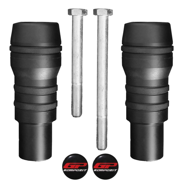 GP Kompozit Engine Crash Frame Sliders Black Compatible For Honda CB650R E-CLUTCH  2025