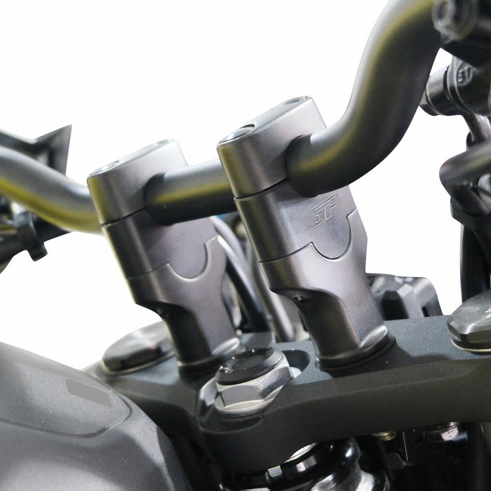 GP Kompozit Handlebar Riser Black Compatible For Honda CB750 Hornet  2023-2024