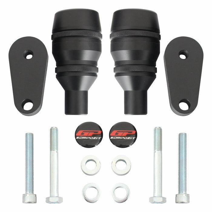 GP Kompozit Engine Crash Frame Sliders Black Compatible For Honda CB750 Hornet  2023-2024
