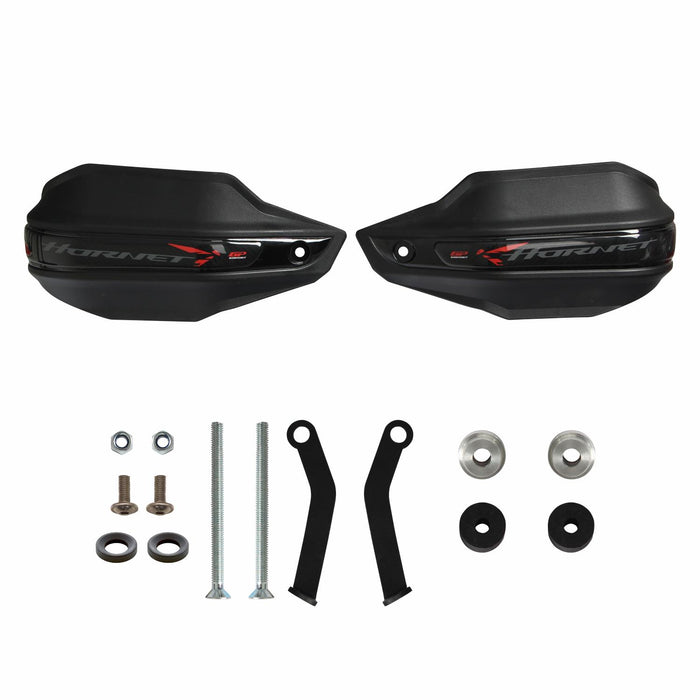 GP Kompozit Protège-mains en plastique noir compatible pour Honda CB750 Hornet 2023