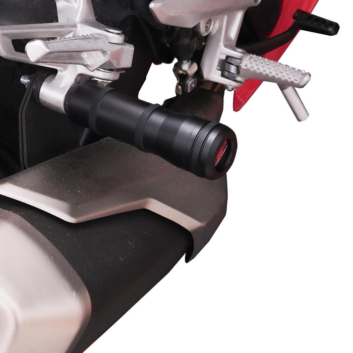 GP Kompozit Exhaust Crash Frame Slider Black Compatible For Honda CBR500R  2025