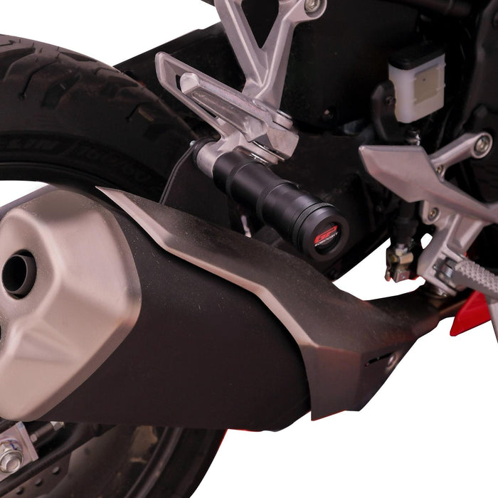 GP Kompozit Exhaust Crash Frame Slider Black Compatible For Honda CBR500R  2025