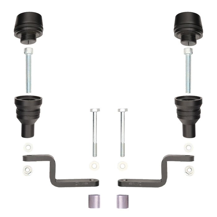 GP Kompozit Engine Crash Frame Sliders Black Compatible For Honda CBR500R  2025