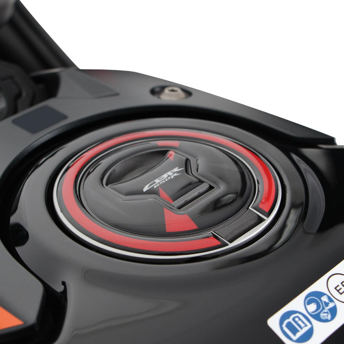 GP Kompozit Jeu de protections de réservoir Noir Compatible pour Honda CBR650R 2019-2023