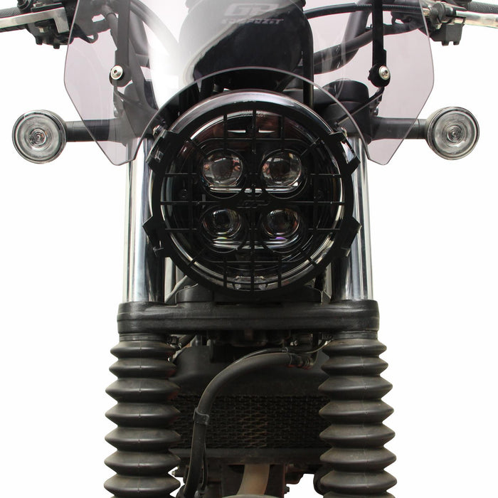 GP Kompozit Headlight Grille Guard Protector Black Compatible For Honda CL250 / CL300  2023-2024
