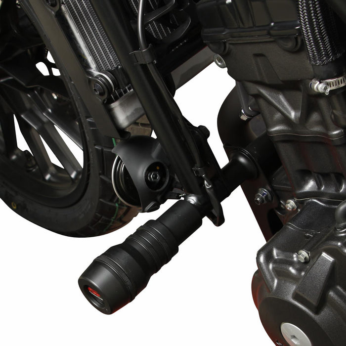 GP Kompozit Engine Crash Frame Sliders Black Compatible For Honda CL250 / CL300  2023-2024