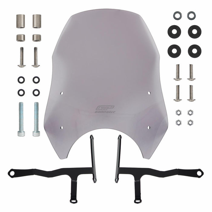 GP Kompozit Windshield Windscreen Smoked Compatible For Honda CL250 / CL300  2023-2024