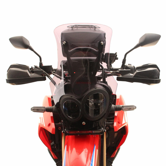 GP Kompozit Windshield Windscreen Black Compatible For Honda CRF250L Rally / CRF300L Rally  2017-2025