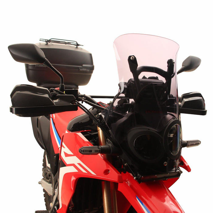 GP Kompozit Windshield Windscreen Black Compatible For Honda CRF250L Rally / CRF300L Rally  2017-2025