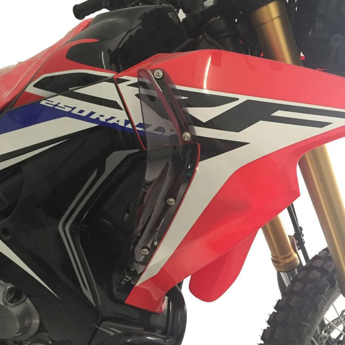 GP Kompozit Deflector de viento negro compatible con Honda CRF250 Rally 2017-2020