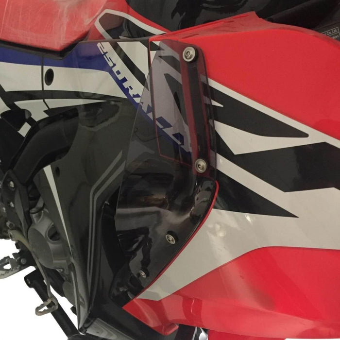 GP Kompozit Deflector de viento negro compatible con Honda CRF250 Rally 2017-2020
