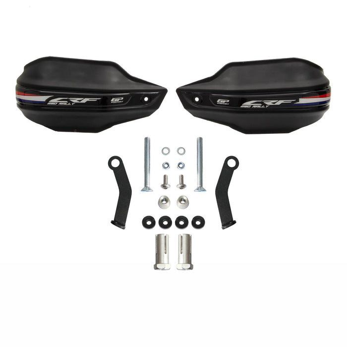 GP Kompozit Plastic Handguard Black Compatible For Honda CRF250L Rally  2017-2020