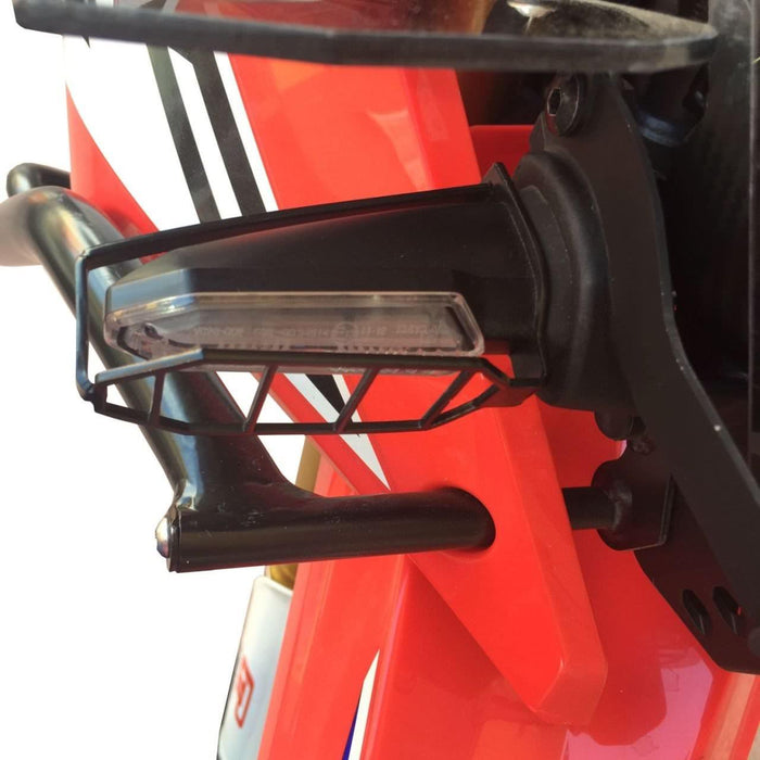 GP Kompozit Turn Signal Light Grille Cover Protector Black Compatible For Honda CRF250L Rally  2017-2020