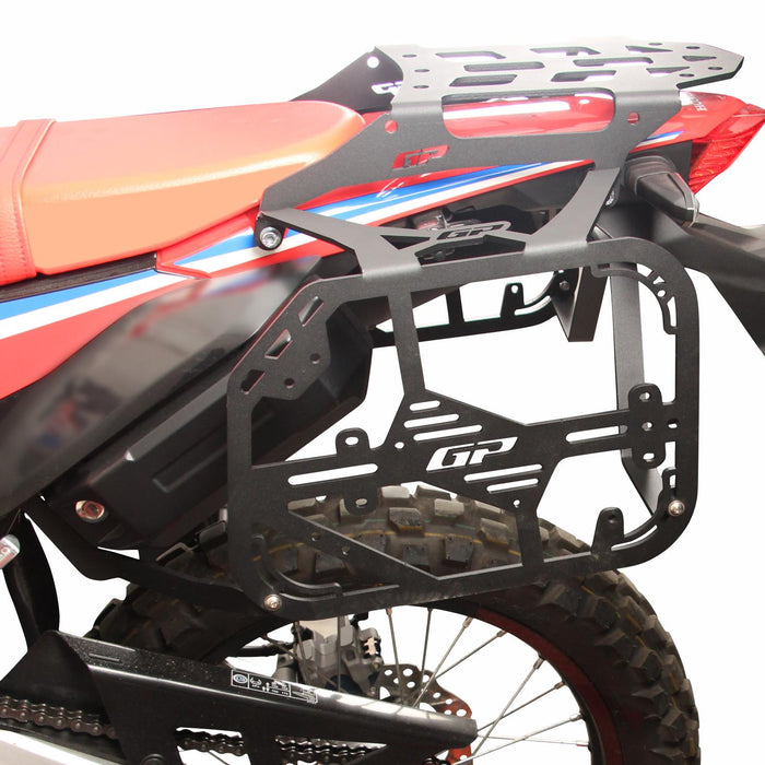 GP Kompozit Side Carrier Pannier Rack Black Compatible For Honda CRF250L Rally / CRF300L Rally  2021-2025