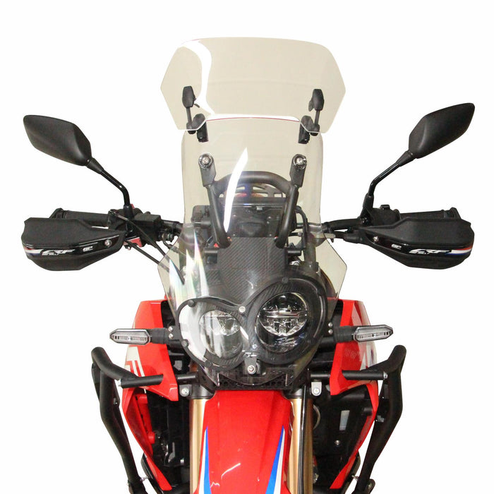 GP Kompozit Plastic Handguard Black Compatible For Honda CRF250L Rally / CRF300L Rally  2023-2025