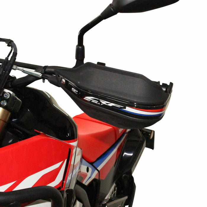 GP Kompozit Plastic Handguard Black Compatible For Honda CRF250L Rally / CRF300L Rally  2023-2025