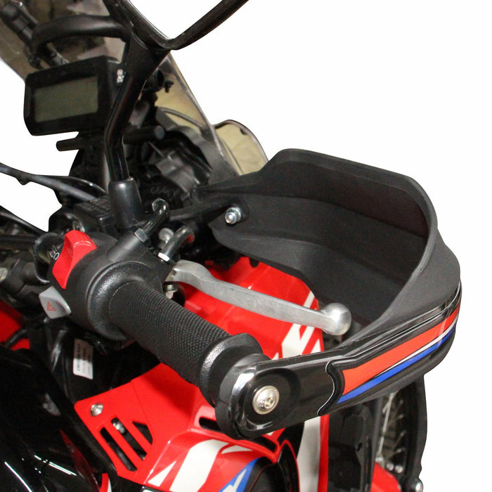 GP Kompozit Plastic Handguard Black Compatible For Honda CRF250L Rally / CRF300L Rally  2023-2025