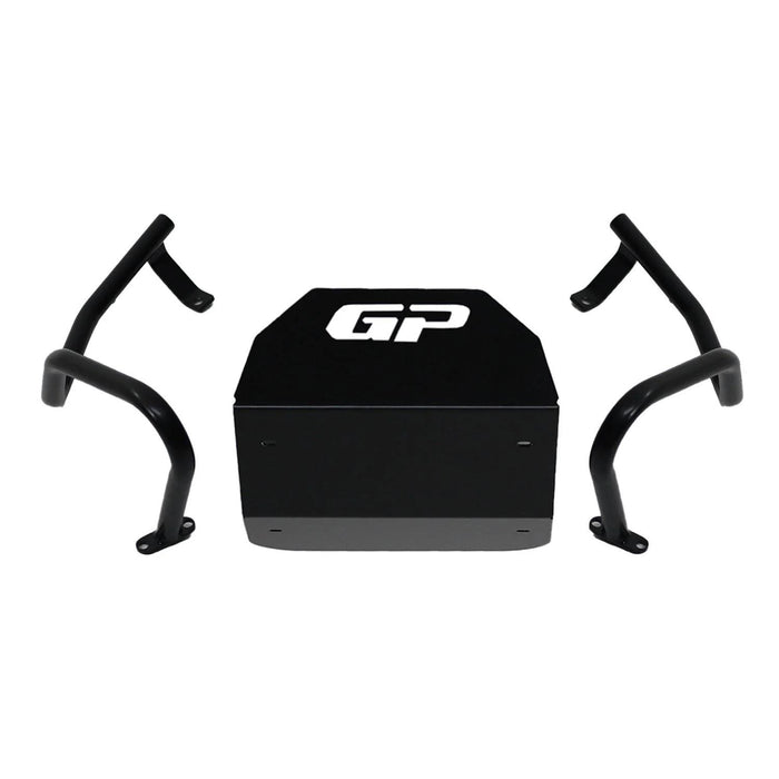 GP Kompozit Sump Skid Plate and Engine Guard Crash Bar Protection Black Compatible For Honda CRF250L 2013-2024