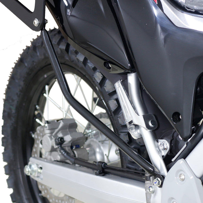 GP Kompozit Side Carrier Pannier Rack Black Compatible For Honda CRF250L / CRF250L Rally  2017-2020