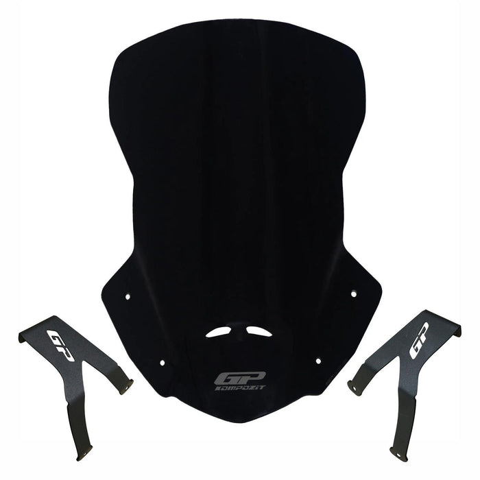 GP Kompozit Touring Pare-brise Noir Compatible pour Honda CRF250L / CRF300L 2013-2022