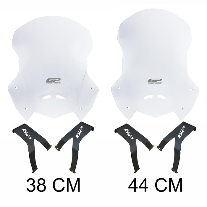 GP Kompozit Touring Windshield Windscreen Clear Compatible For Honda CRF250L / CRF300L 2023-2025