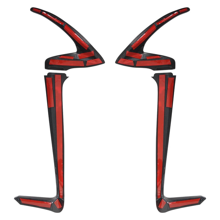 GP Kompozit Protection de carénage noir compatible pour Honda Dio 2021-2023