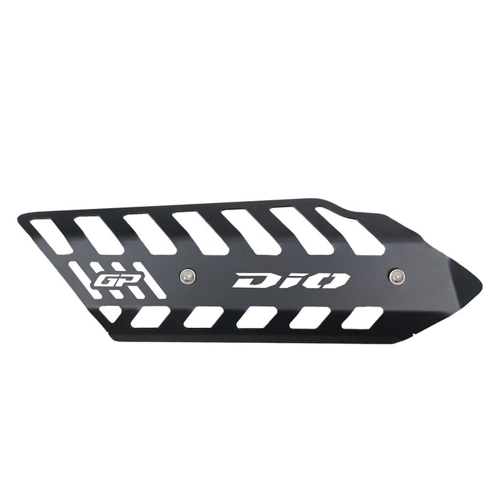 GP Kompozit Cubierta protectora de escape negra compatible con Honda Dio 2021-2023