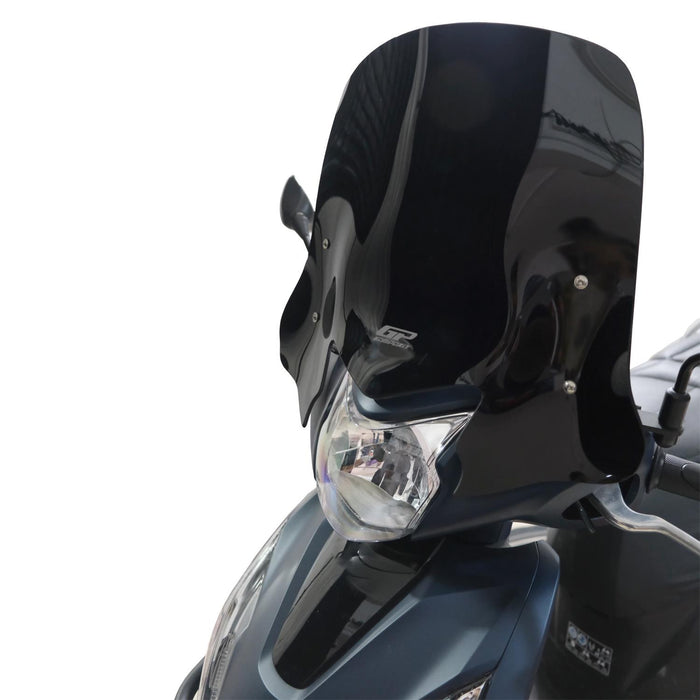 GP Kompozit Windshield Windscreen Black Compatible For Honda Dio  2021-2025