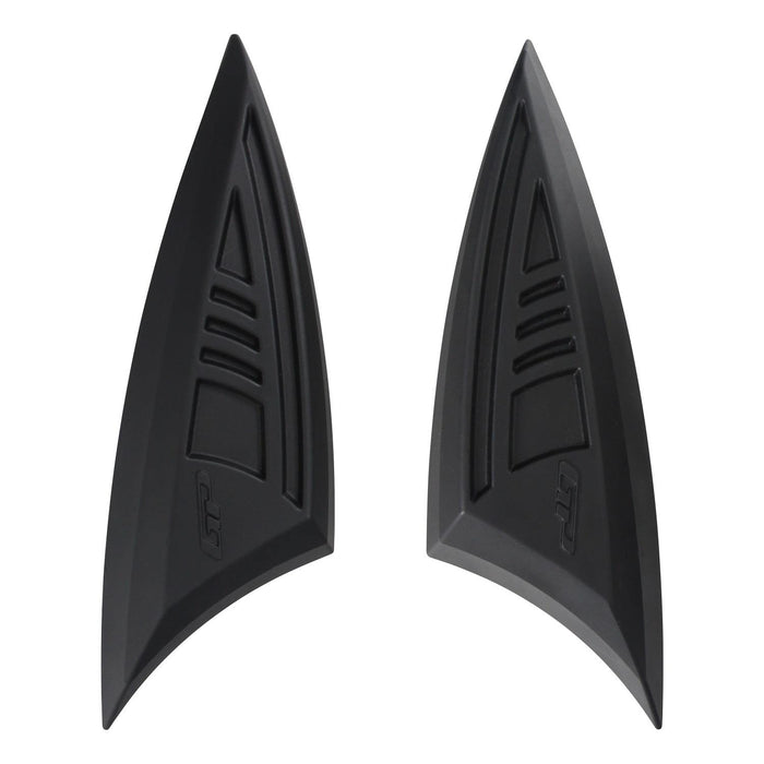 GP Kompozit Couvercle de carénage latéral noir compatible pour Honda Dio 2021-2023