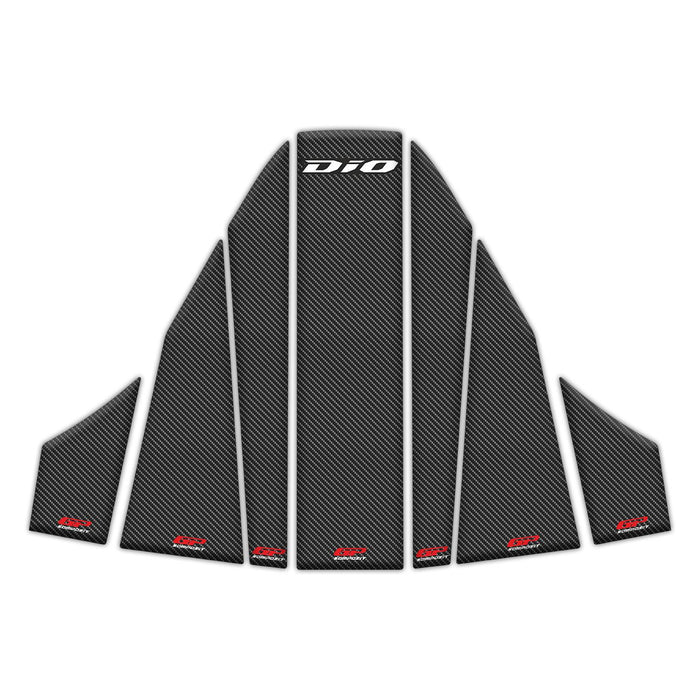 GP Kompozit Protector Depósito Carbono Compatible Para Honda Dio 2021-2023