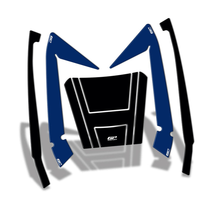 GP Kompozit Top Case Pad Set Blue Compatible For Honda Forza 250 / Forza 300 / Forza 350 / NSS300 / NSS350  2018-2025