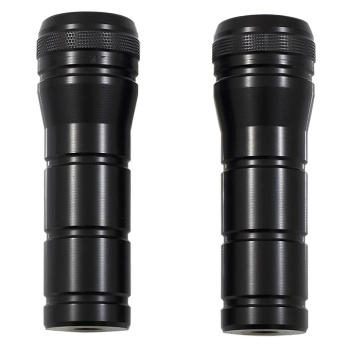 GP Kompozit Curseur de cadre d'échappement noir compatible avec Honda Forza 250 / Forza 300 / Forza 350 / NSS300 / NSS350 2018-2023