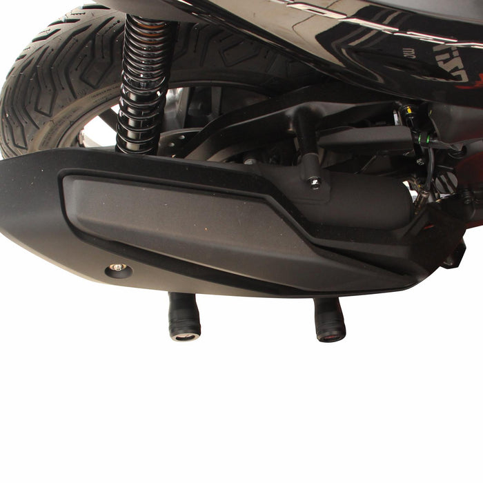 GP Kompozit Exhaust Crash Frame Slider Black Compatible For Honda Forza 250 / Forza 300 / Forza 350 / NSS300 / NSS350  2018-2025