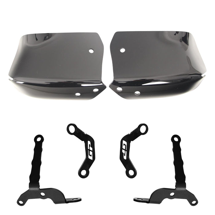 GP Kompozit Handguard Black Compatible For Honda Forza 250 / Forza 300 / Forza 350 / NSS300 / NSS350 2018-2025