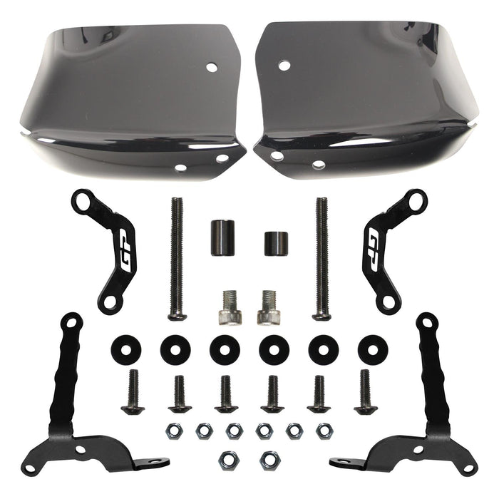 GP Kompozit Handguard Black Compatible For Honda Forza 250 / Forza 300 / Forza 350 / NSS300 / NSS350  2018-2025