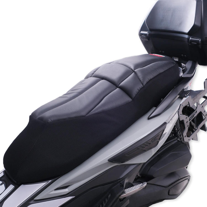 GP Kompozit Motorcycle Seated Cover Protector Waterproof Black Compatible For Honda Forza 250 / Forza 300 / Forza 350 / NSS300 / NSS350  2018-2025